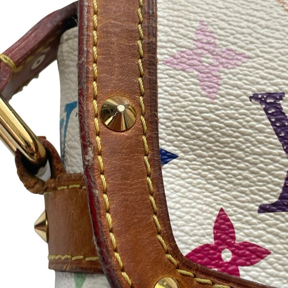 Louis Vuitton Murakami White Multicolor Monogram Sologne Shoulder Bag - Picture 15 of 16